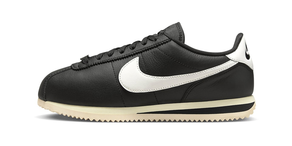 The Nike Cortez Gets the Aged Treatment in "Black/Sail"