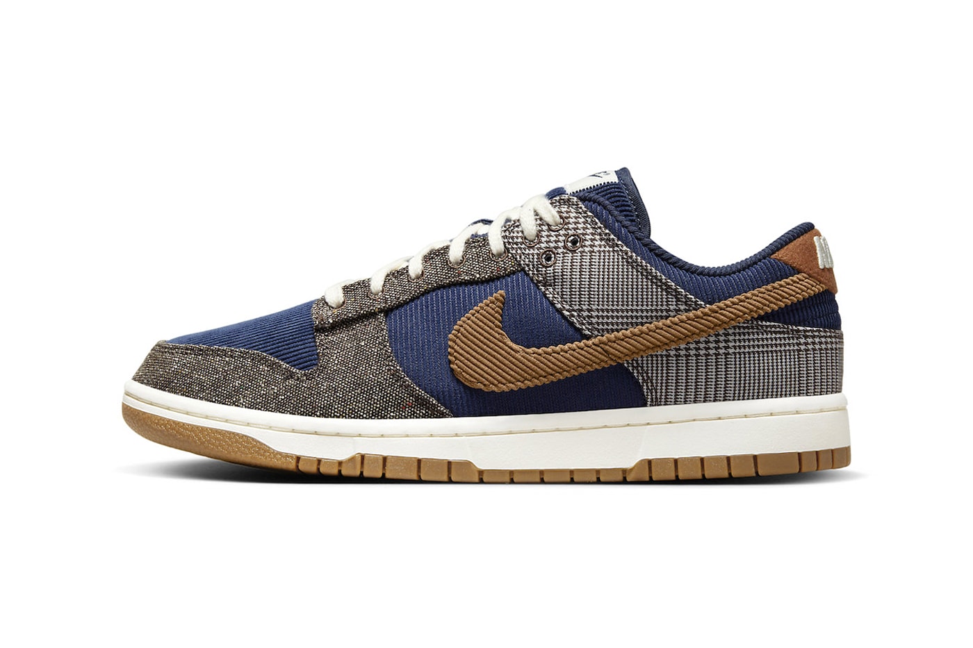 Official Look at Nike Dunk Low "Midnight Navy/Ale Brown" FQ8746-410 Midnight Navy/Ale Brown-Pale Ivory release info