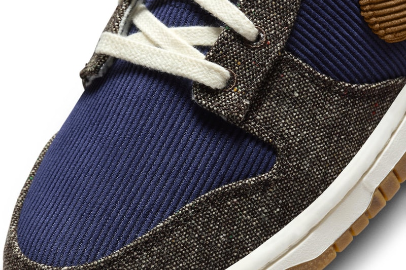 Official Look at Nike Dunk Low "Midnight Navy/Ale Brown" FQ8746-410 Midnight Navy/Ale Brown-Pale Ivory release info