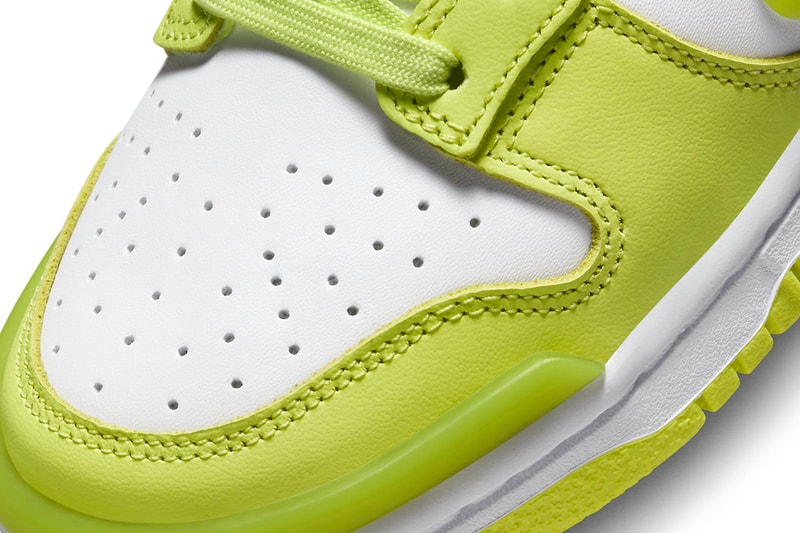 Official Images of the Nike Dunk Low Twist "Lemon Twist" DZ2794-700 holiday 2023 Light Lemon Twist/Light Lemon Twist-White release info sneakers swoosh shoes