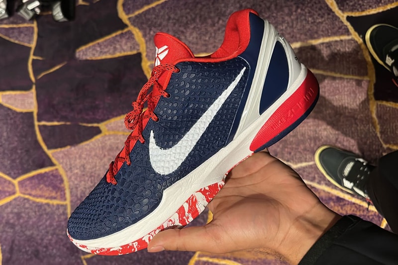 nike kobe 6 protro team usa photos white navy red 