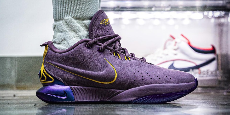 On-Foot Look at the Nike LeBron 21 "Violet Dust"