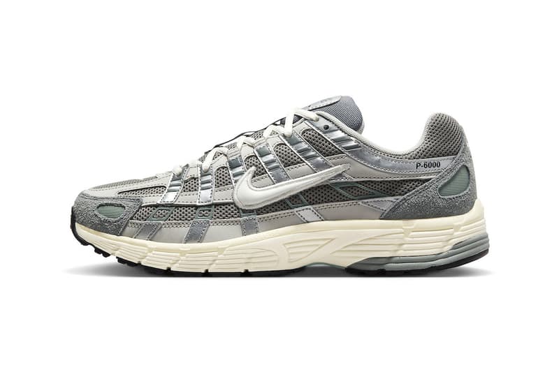 Nike P-6000 "Flat Pewter" Is Set To Arrive by the End of the Year holiday 2023 Flat Pewter/Light Iron Ore-Metallic Silver-White technical shoe runners swoosh