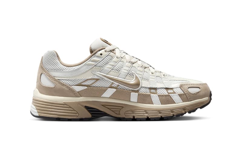 Nike P-6000 "Khaki" Is Arriving Just in Time for Fall FQ8243-025 Photon Dust/Khaki-Light Bone-Pale Ivory-Sail-Baroque Brown running shoe swoosh technical
