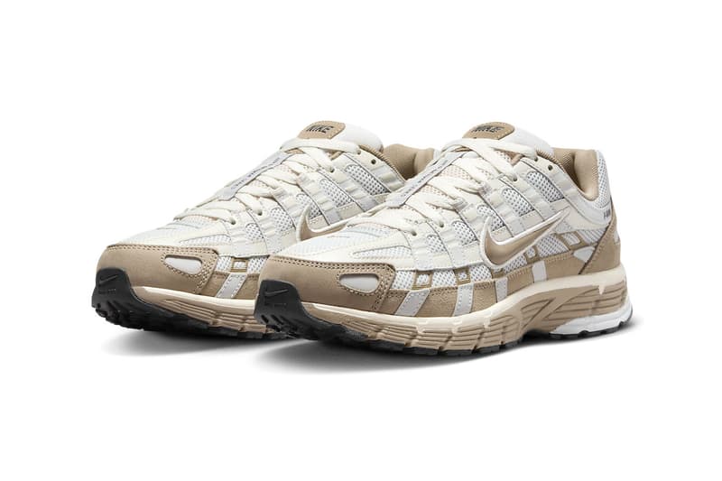 Nike P-6000 "Khaki" Is Arriving Just in Time for Fall FQ8243-025 Photon Dust/Khaki-Light Bone-Pale Ivory-Sail-Baroque Brown running shoe swoosh technical