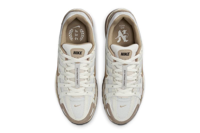 Nike P-6000 "Khaki" Is Arriving Just in Time for Fall FQ8243-025 Photon Dust/Khaki-Light Bone-Pale Ivory-Sail-Baroque Brown running shoe swoosh technical
