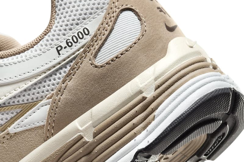 Nike P-6000 "Khaki" Is Arriving Just in Time for Fall FQ8243-025 Photon Dust/Khaki-Light Bone-Pale Ivory-Sail-Baroque Brown running shoe swoosh technical