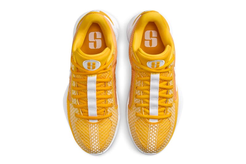 Official Look at the Nike Sabrina 1 "University Gold" FQ3391-700 University Gold/White-University Gold sabrina ionescu wnba basketball new york liberty oregon swoosh shoes sneakers kobe bryant