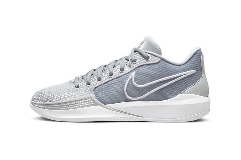 Nike Sabrina 1 Drops in a Classic "Wolf Grey" FQ3391-010 Wolf Grey/White-Wolf Grey fall 2023 basketball new york liberty wnba sabrina ionescu swoosh kobe