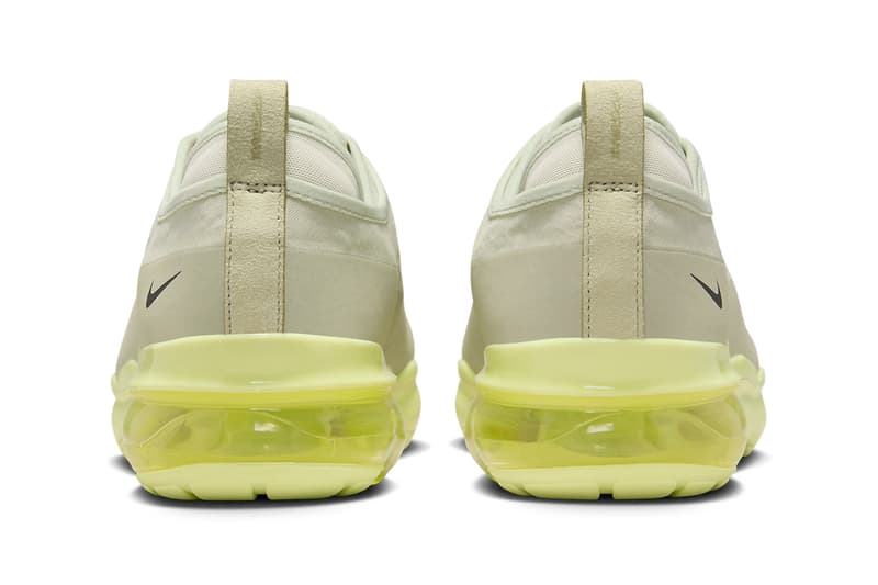 VaporMax Moc Roam Coconut Milk Moccasin Release Info DZ7273-100 Light Stone and Luminous Green date store list buying guide photos price