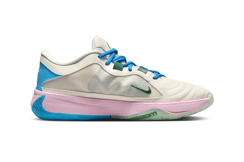 Nike Zoom Freak 5 "Five the Hard Way" Honors the Antetokounmpo Brothers DX4985-100 nba basketball giannis milwaukee bucks kostas alex francis thanasis