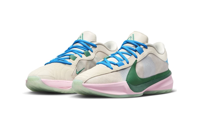 Nike Zoom Freak 5 "Five the Hard Way" Honors the Antetokounmpo Brothers DX4985-100 nba basketball giannis milwaukee bucks kostas alex francis thanasis