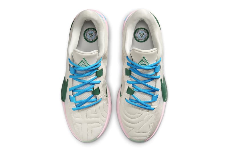 Nike Zoom Freak 5 "Five the Hard Way" Honors the Antetokounmpo Brothers DX4985-100 nba basketball giannis milwaukee bucks kostas alex francis thanasis