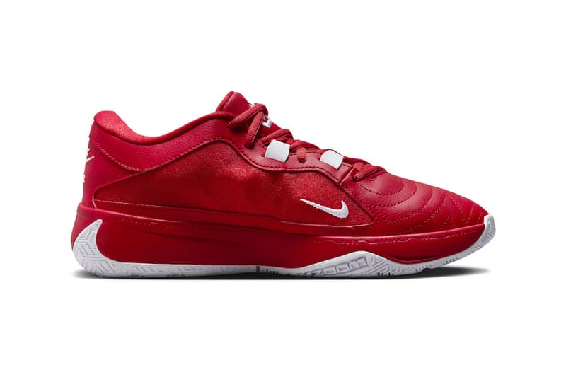 Nike Zoom Freak 5 TB Arrives in "University Red" University Red/White-Black DZ2946-600 fall 2023 giannis antetokounmpo milwaukee bucks nba basketball