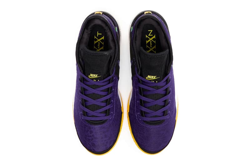 Nike Zoom LeBron NXXT Gen Takes on the Lakers Colorway gold purple lebron james basketball los angeles nba king james lbj