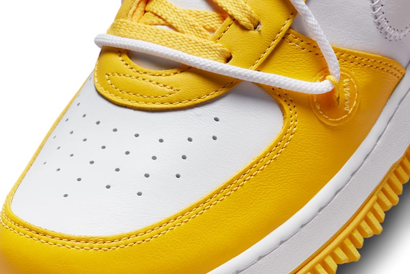 nike air force 1 off white yellow release date
