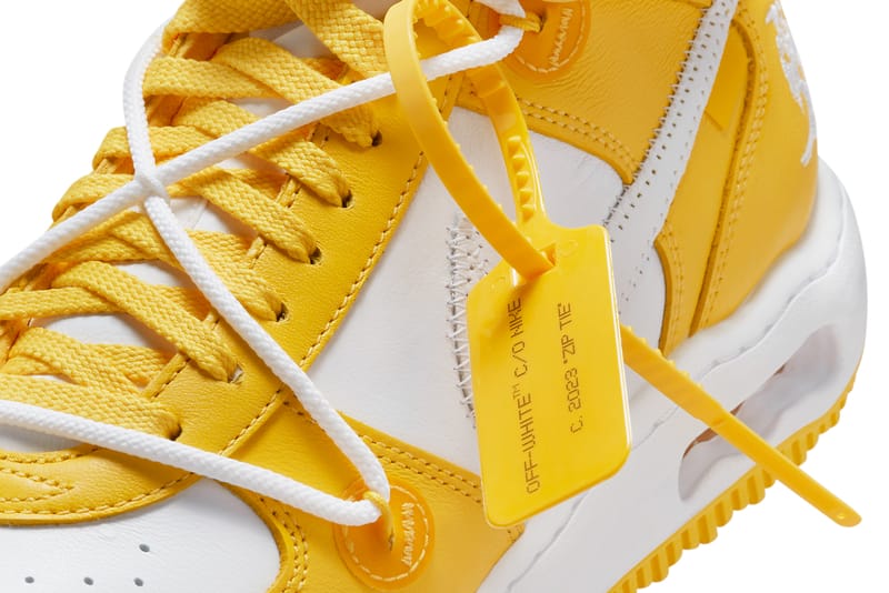 nike air force 1 off white yellow release date