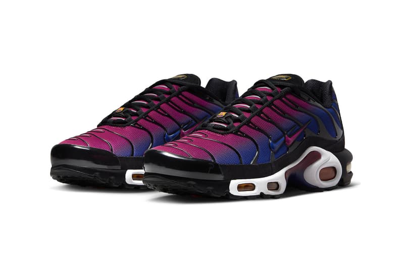 Patta x Nike Air Max Plus "FC Barcelona" Set To Arrive This Holiday Season FN8260-001 Rush Fuchsia/Deep Royal Blue-Black-White sneaker technical shoe