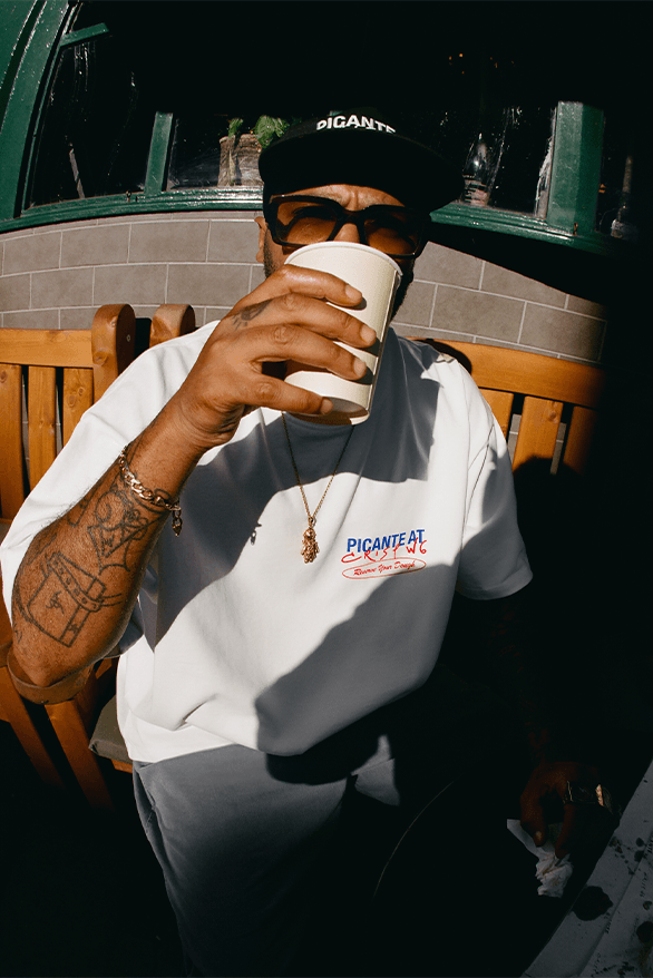 PICANTE Crisp W6 Pizza Collaboration London uk Carl McCluskey streetwear menswear