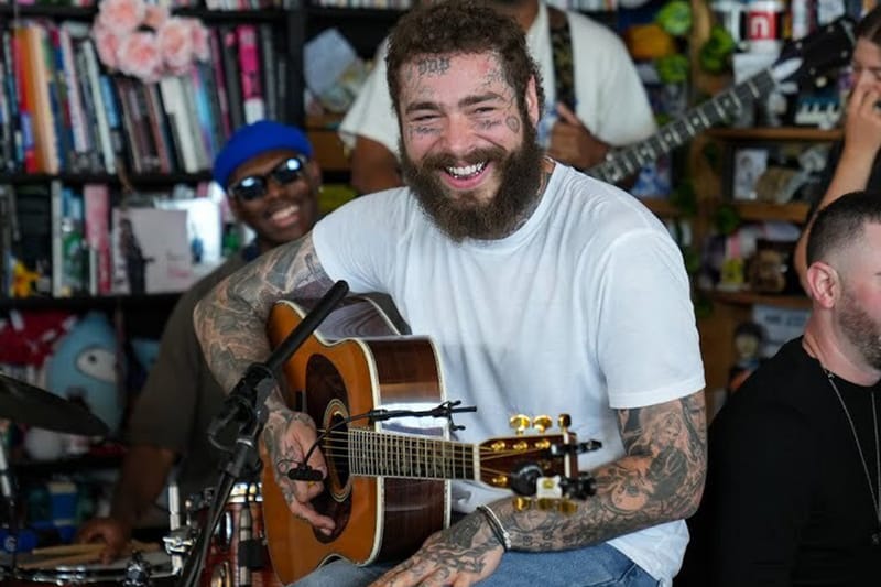 Post Malone Spans His Career In Stripped-Back 'Tiny Desk' Concert