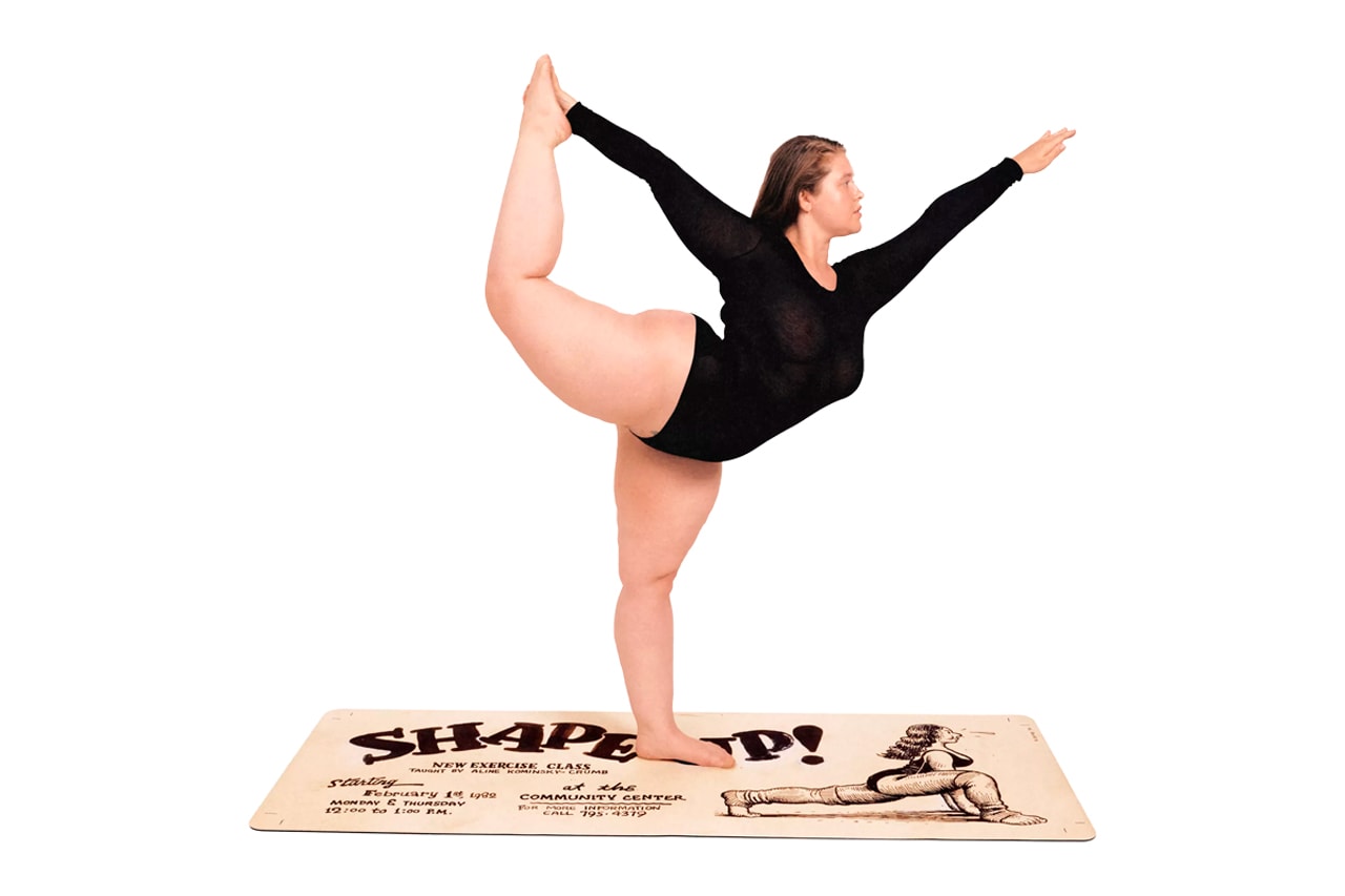 R. Crumb Shape Up! Yoga Mat David Zwirner Platform