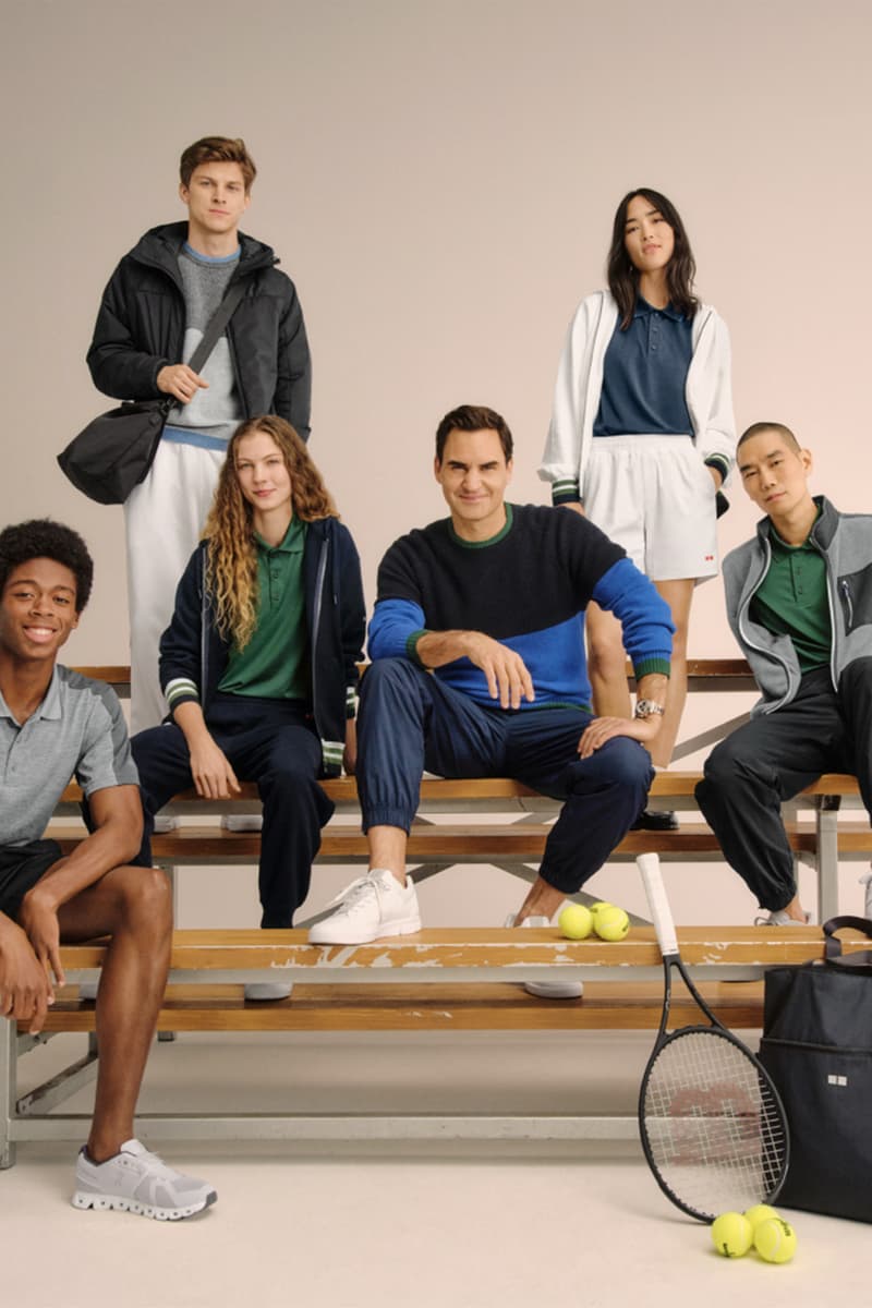 Roger Federer and JW Anderson Link Up for New Uniqlo Collection collaboration tennis jonathan anderson japana brand london uk united kingdom