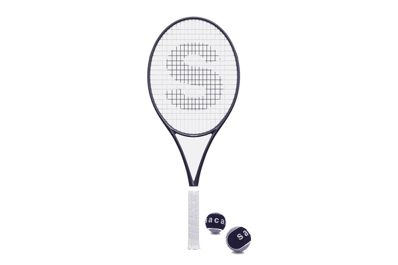 Sacai Delivers on Tennis Racket Rendering, Among Others just an idea sarah andelman magazine day in life ball sports court casablanca concept design pharrel minimal future black and white