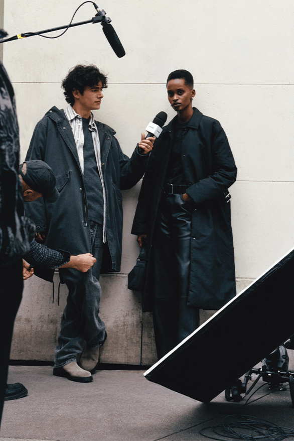 Samsøe Samsøe Fall Winter 2023 Campaign rush hour menswear womenswear