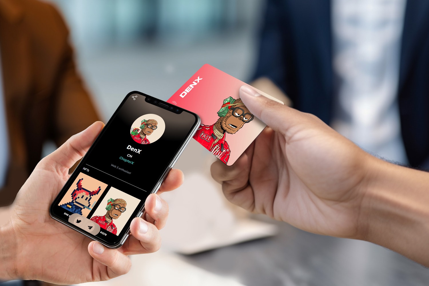 Sleek First NFC Powered Personalized Business Card Web3 NFT Hong Kong 