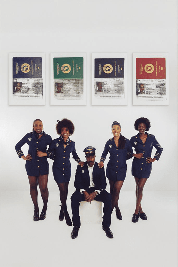 SOLDIER Passport Series paintings photography fashion Lagos Nigeria London artist