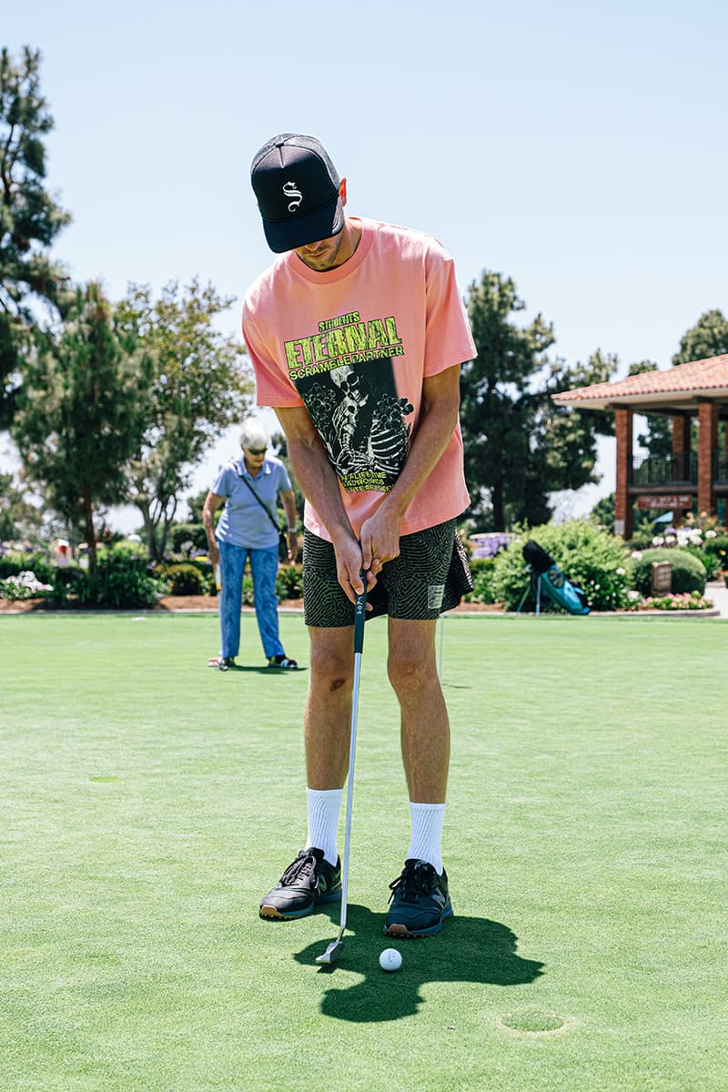 students golf summer 2023 collection today shall be the day lookbook cabana shirt shorts polo graphic tee shirt