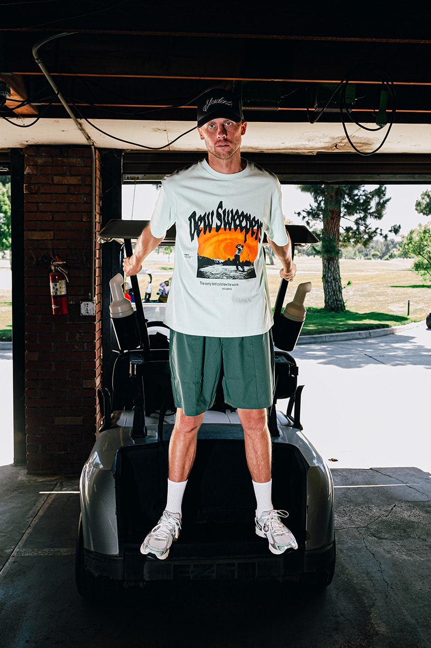 students golf summer 2023 collection today shall be the day lookbook cabana shirt shorts polo graphic tee shirt