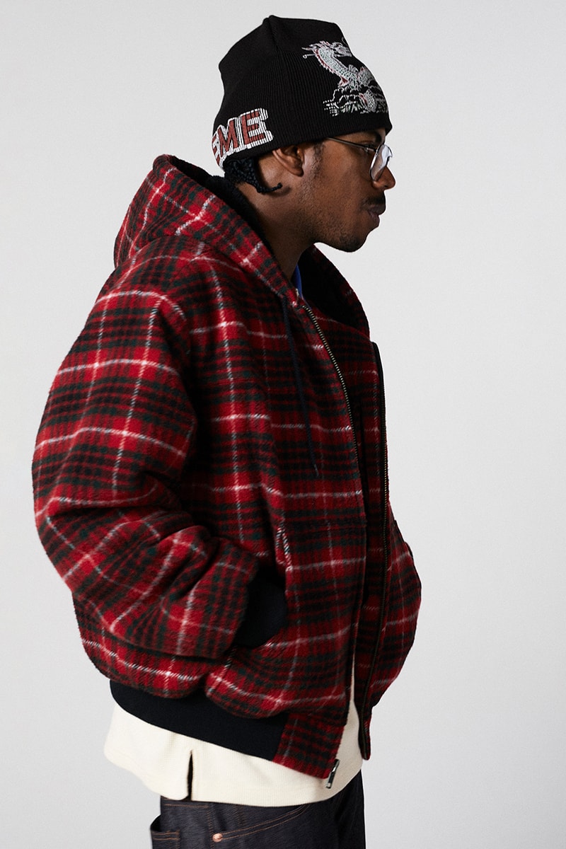 Supreme Big Logo Beanie (FW20) Red PlaidSupreme Big Logo Beanie (FW20) Red  Plaid - OFour