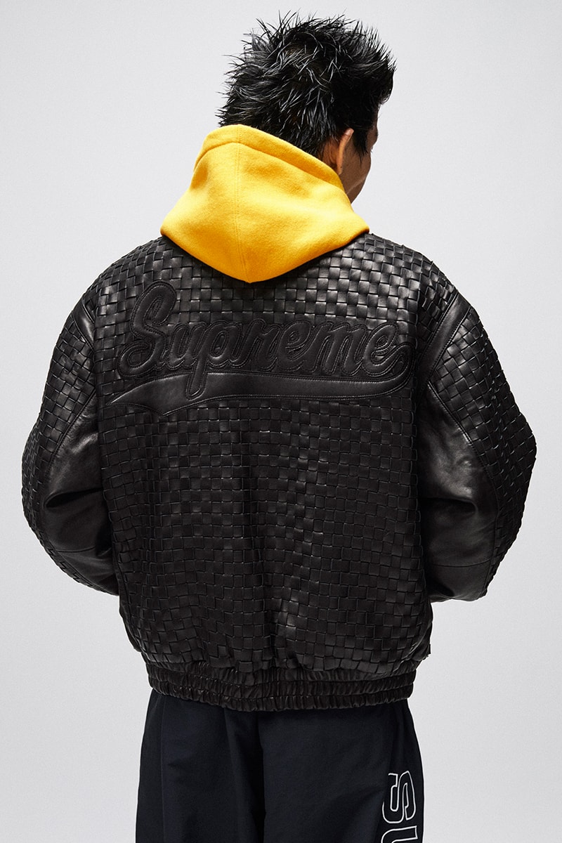 Supreme Fall/Winter 2023 Full Collection Lookbook release fw23 Outerwear, Sweatshirts, Tops, Tees, Bottoms, Hats, Bags and Accessories 