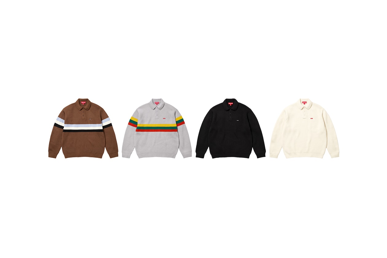 Supreme Fall/Winter 2023 Full Collection Lookbook release fw23 Outerwear, Sweatshirts, Tops, Tees, Bottoms, Hats, Bags and Accessories 