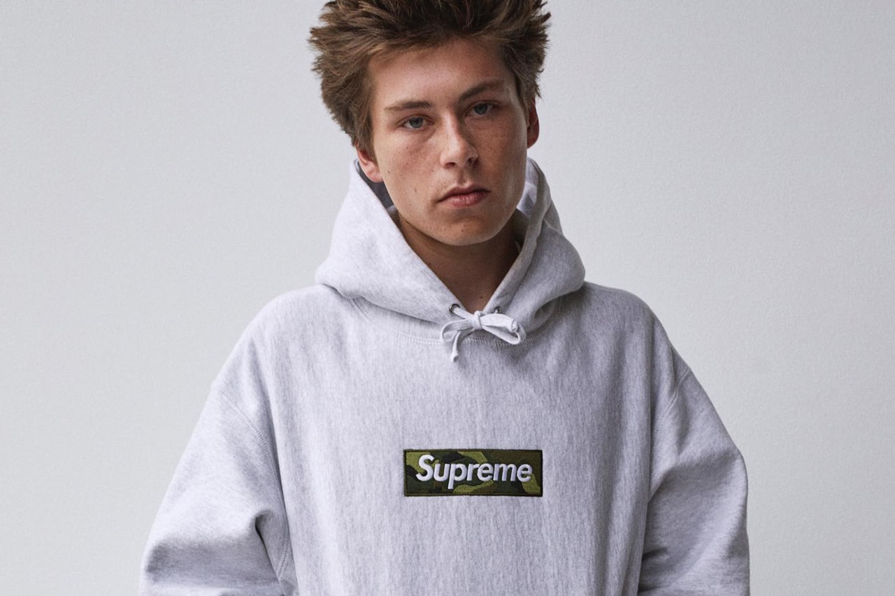 Men's Supreme Box Logo Pullover in Red Camo  Supreme hoodie, Supreme  clothing, Trendy hoodies
