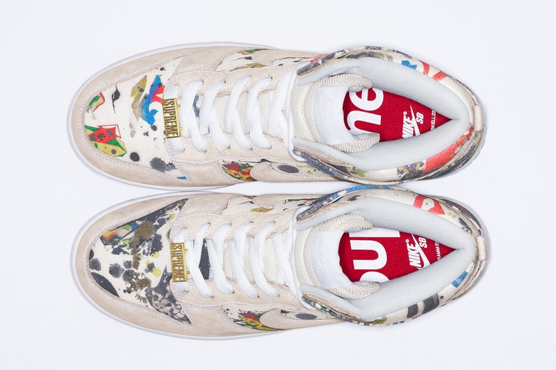 Supreme Nike SB Dunk High Low Rammellzee Fall 2023 Release Info FD8779-100 FD8778-001 Date Buy Price