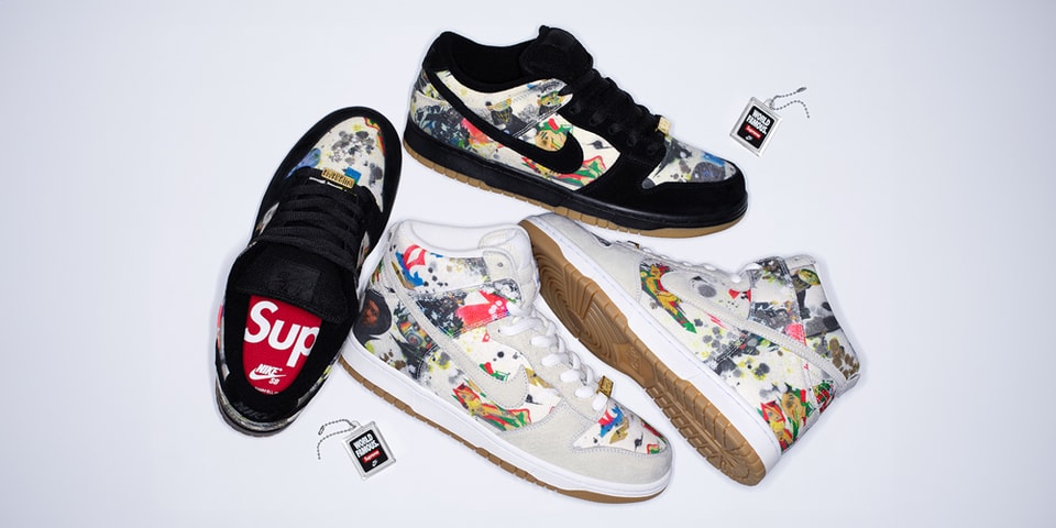 Supreme x Nike SB Dunk High/Low "Rammellzee" Fall 2023