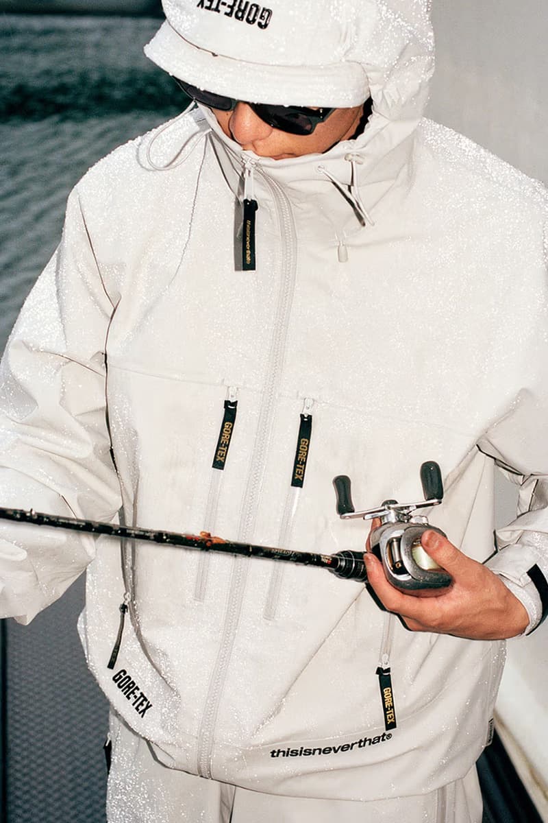 thisisneverthat Teams up With Artist SHINKNOWNSUKE for Fishing-Themed GORE-TEX Collaboration waterproof durable breathable windproof outdoor