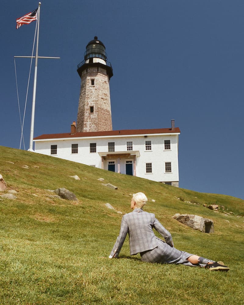 Thom Browne Fall 2023 Campaign Meet Me at the Lighthouse Emma Louise Swanson Images Collection