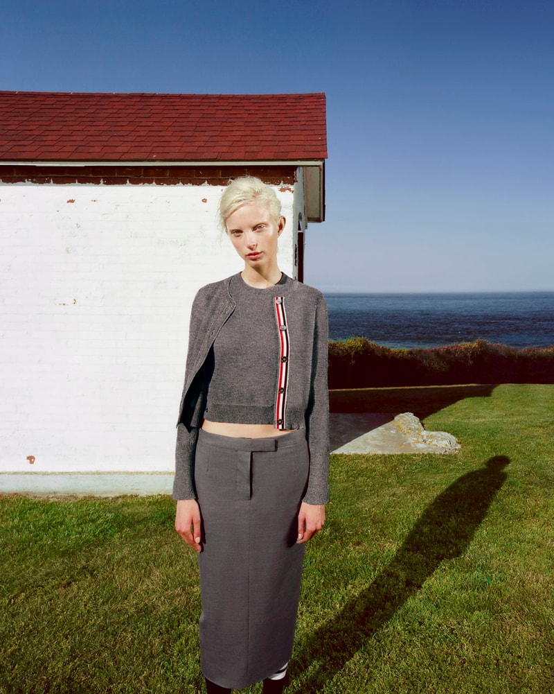 Thom Browne Fall 2023 Campaign Meet Me at the Lighthouse Emma Louise Swanson Images Collection