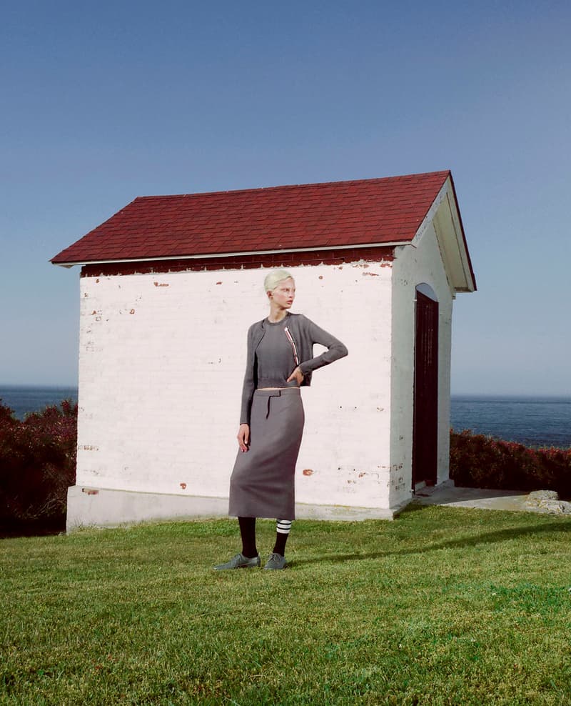 Thom Browne Fall 2023 Campaign Meet Me at the Lighthouse Emma Louise Swanson Images Collection