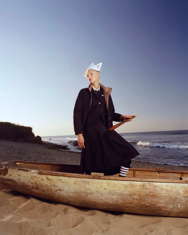 Thom Browne Fall 2023 Campaign Meet Me at the Lighthouse Emma Louise Swanson Images Collection