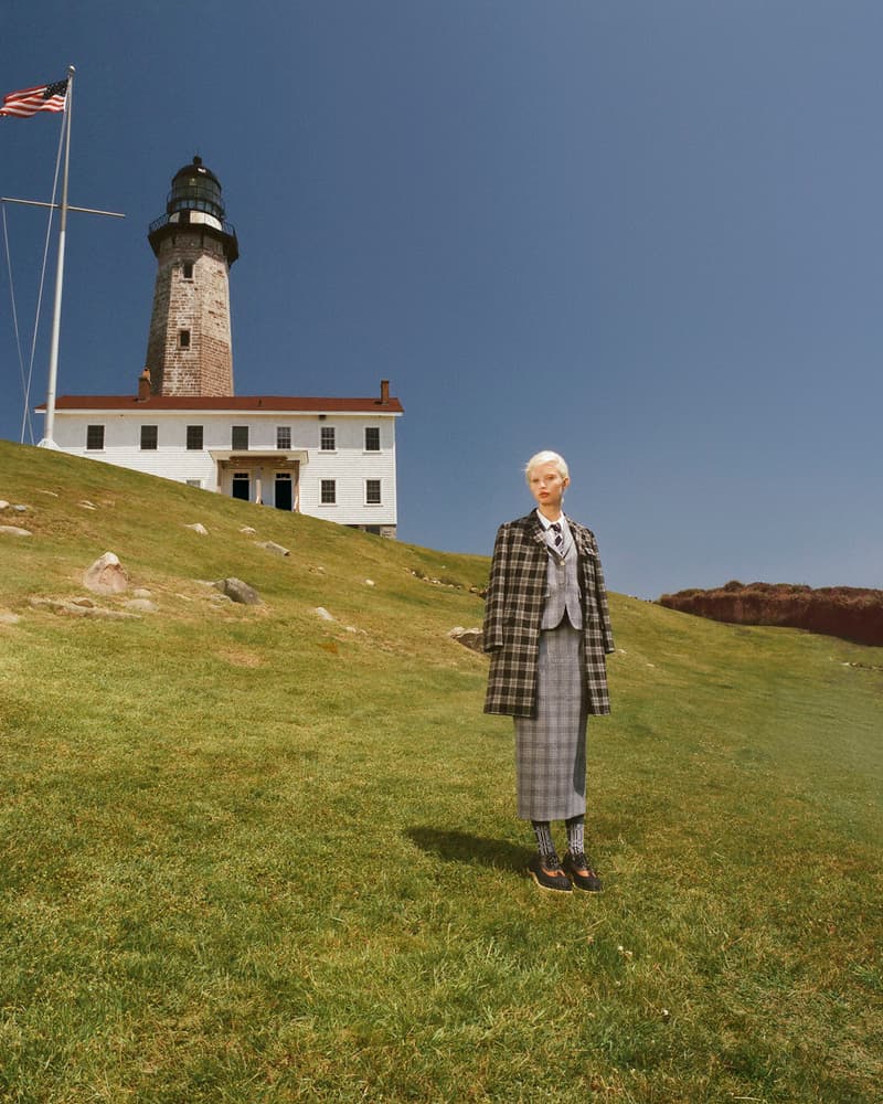 Thom Browne Fall 2023 Campaign Meet Me at the Lighthouse Emma Louise Swanson Images Collection