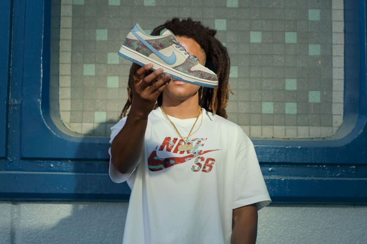 crenshaw skateclub nike sb dunk low release date info store list buying guide photos price FN4193 100 tobey mcintosh interview feature