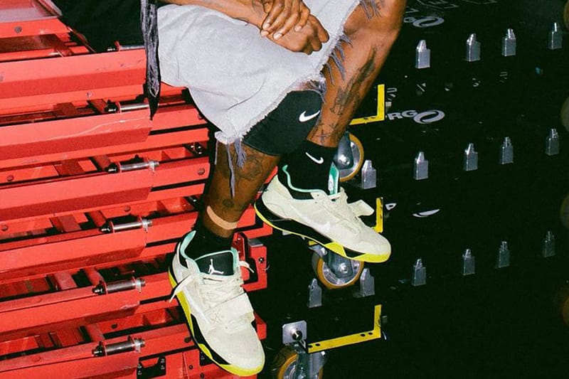 Travis Scott Debuts a New Jordan Cut the Check Colorway
