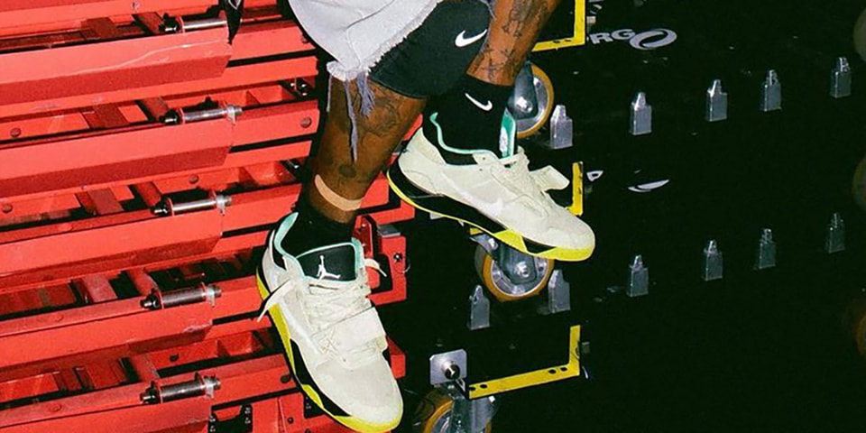 Travis Scott Debuts a New Jordan Cut the Check Colorway