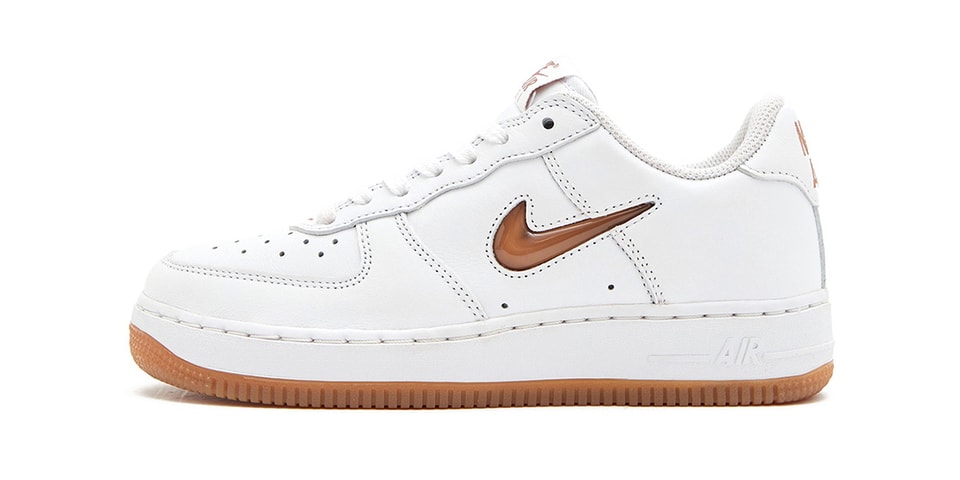 Nike Matches a "Gum" Outsole and Jewel For Latest Air Force 1 “Color of the Month”