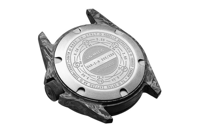Unimatic Hodinkee Modello Quattro U4S-Carbon Modello Uno U1S-Carbon GMT Forged Carbon Case Limited-Edition Release Info