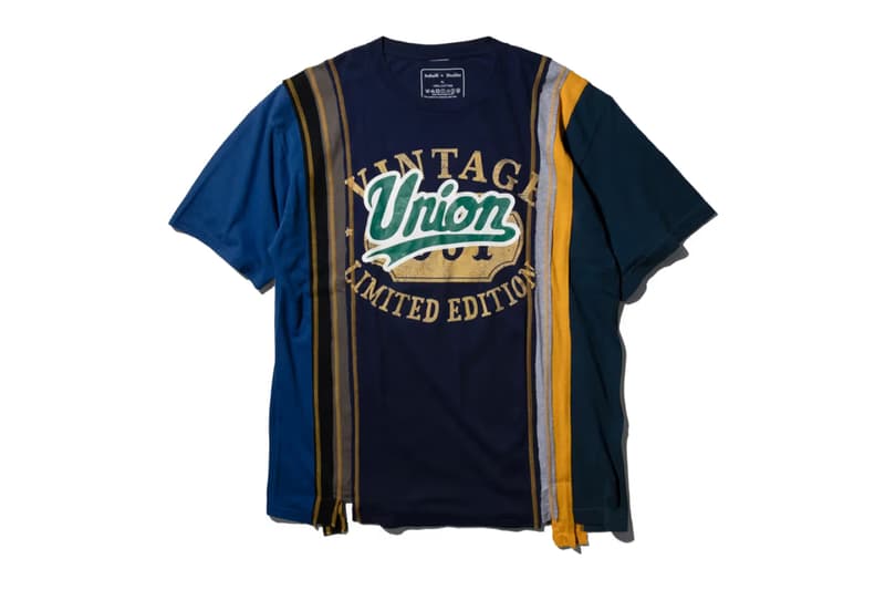 UNION and NEEDLES Unite for Reconstructed Tees Fashion